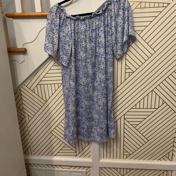 H&M Off the Shoulder Floral Print Dress NWT - Picture 2 of 8